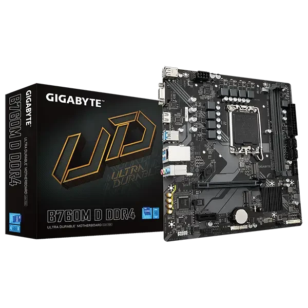 Mainboard Gigabyte B760M D DDR4 - Supports 14th/ 13th /12th