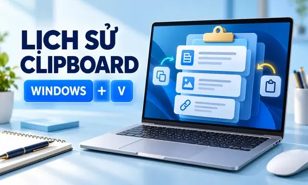 Lịch Sử Clipboard Windows: Bật, Ghim Và Xóa Nội Dung