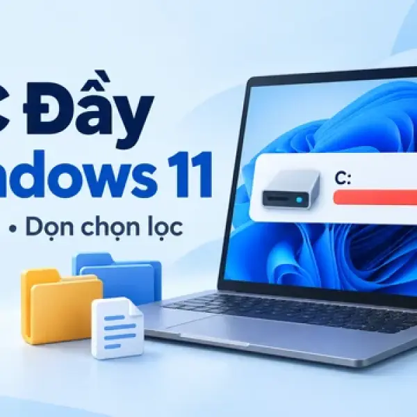 Ổ C Đầy Trên Windows 11: Kiểm Tra Và Dọn Đúng Cách