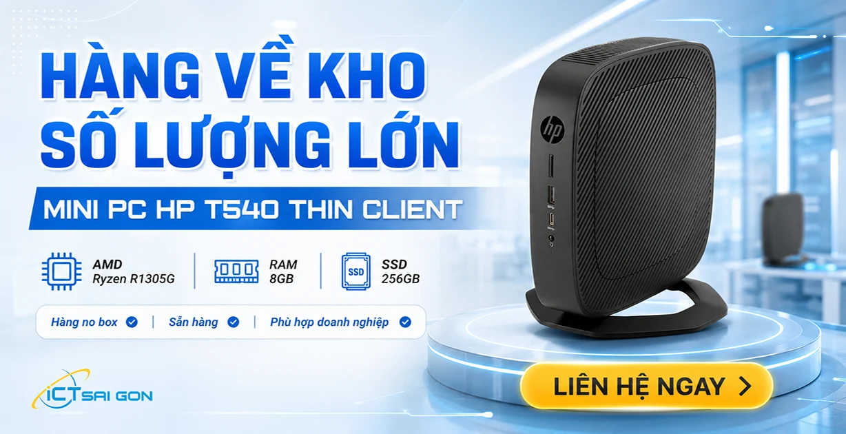 Banner hompage - HP T540 Thin Client