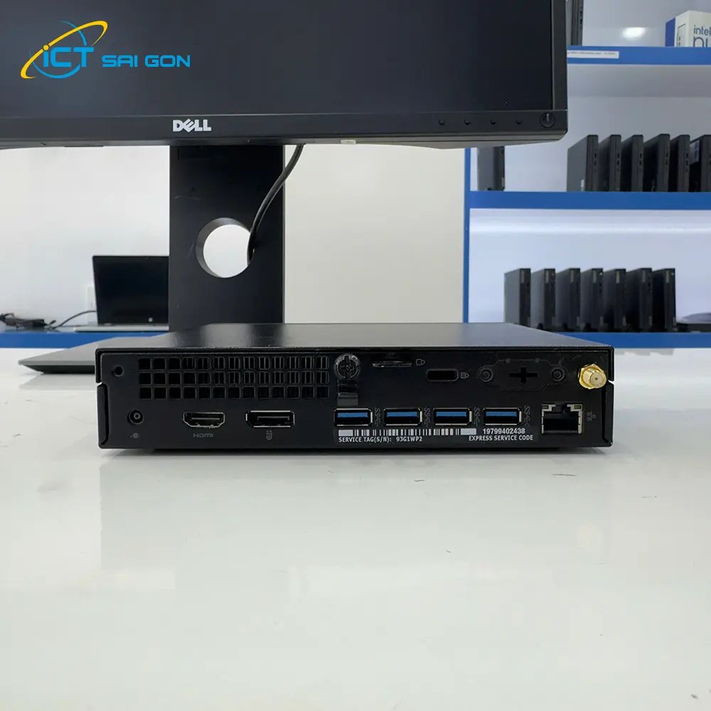 Máy bộ Mini PC Dell Optiplex 7050 Micro Core i5-7500T, Ram 8GB, SSD 256GB, Wifi