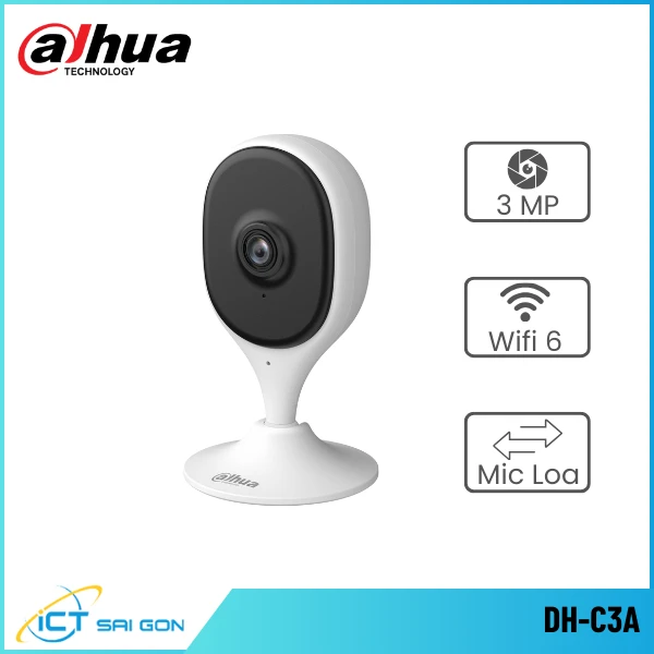 Camera IP Wifi DAHUA DH-C3A 3MP Quay quét Đàm thoại 2 chiều