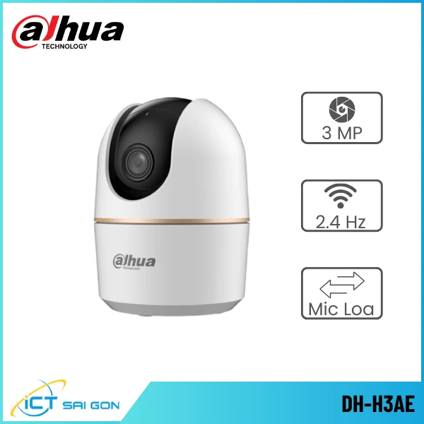 Camera IP Wifi DAHUA DH-H3AE 3MP Quay quét Đàm thoại 2 chiều