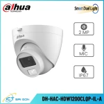 Camera HDCVI DAHUA DH-HAC-HDW1200CLQP-IL-A Dome 2MP Tích hợp Mic