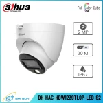 Camera HDCVI DAHUA DH-HAC-HDW1239TLQP-LED-S2 2MP Full Color