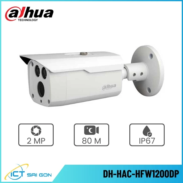 Camera HDCVI DAHUA DH-HAC-HFW1200DP 2MP Tích Hợp OSD