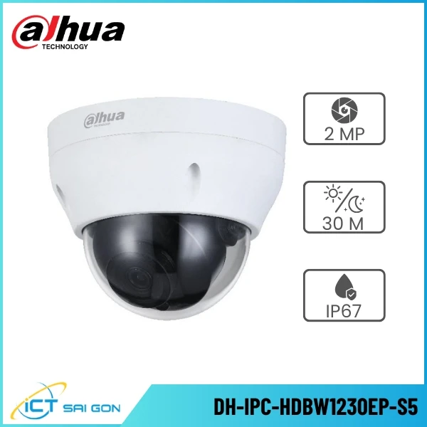 Camera IP DAHUA DH-IPC-HDBW1230EP-S5 2MP Hỗ trợ ONVIF/PoE