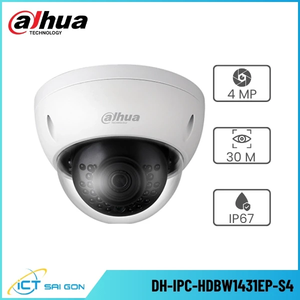 Camera IP DAHUA DH-IPC-HDBW1431EP-S4 4MP Hỗ trợ Onvif/PoE IP67