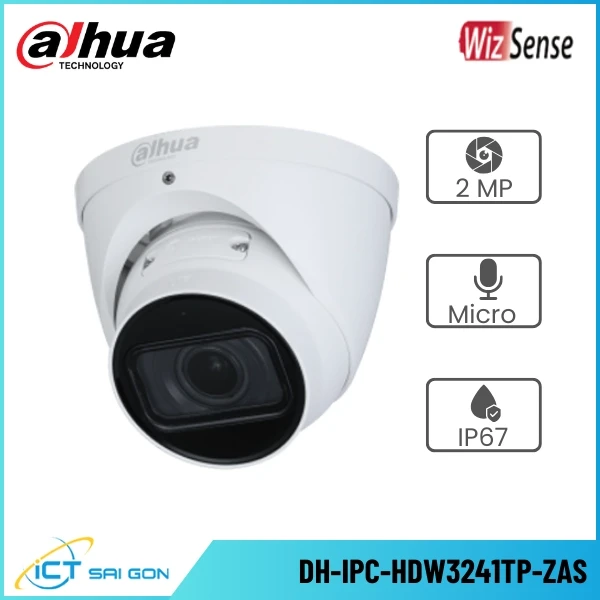 Camera IP DAHUA DH-IPC-HDW3241TP-ZAS 2MP Onvif/PoE IP67