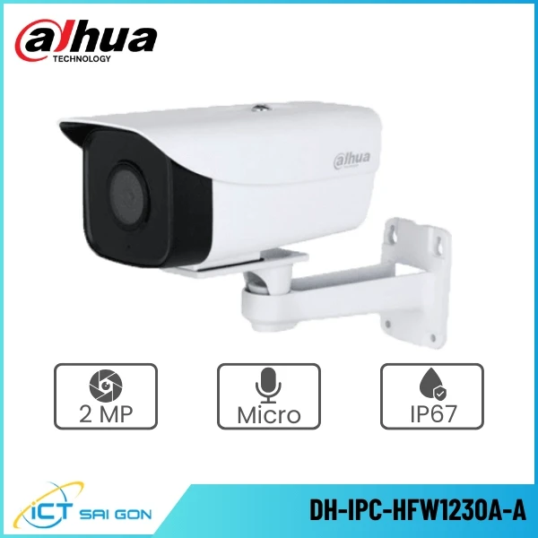 Camera IP DAHUA DH-IPC-HFW1230A-A 2MP Tích hợp Micro Hỗ trợ ONVIF/PoE