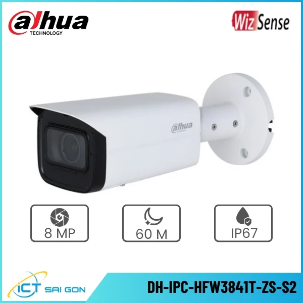 Camera IP DAHUA DH-IPC-HFW3841T-ZS-S2 8MP Onvif/PoE IP67