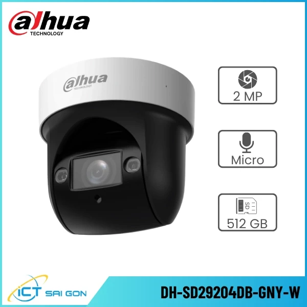 Camera Wifi Speed dome DAHUA DH-SD29204DB-GNY-W 2MP