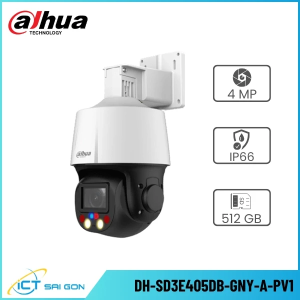 Camera IP Speed Dome DAHUA DH-SD3E405DB-GNY-A-PV1 4MP