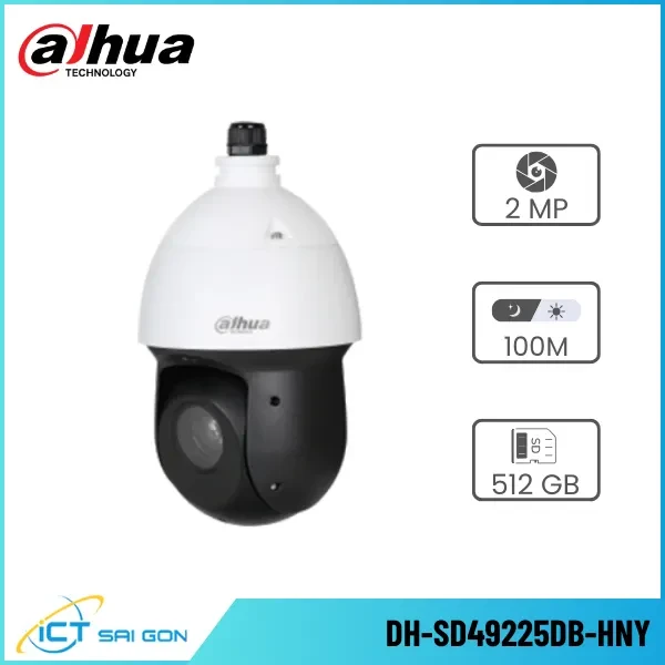 Camera IP Speed Dome DAHUA DH-SD49225DB-HNY 2MP