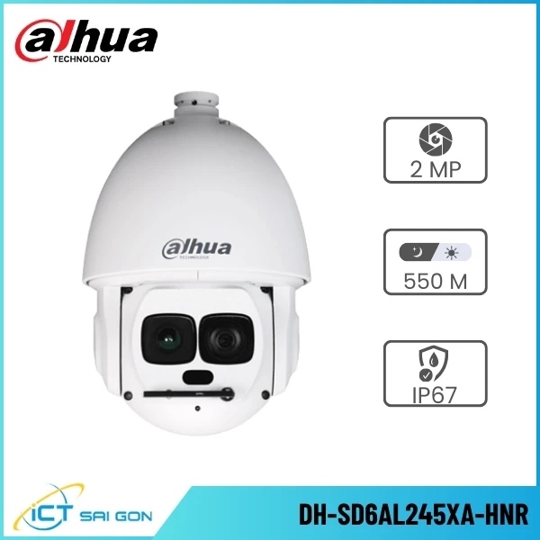 Camera DAHUA IP Speed Dome DH-SD6AL245XA-HNR 2MP