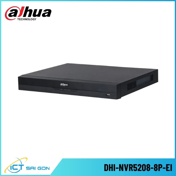 Đầu ghi IP DAHUA DHI-NVR5208-8P-EI 8 Kênh 2 Ổ cứng