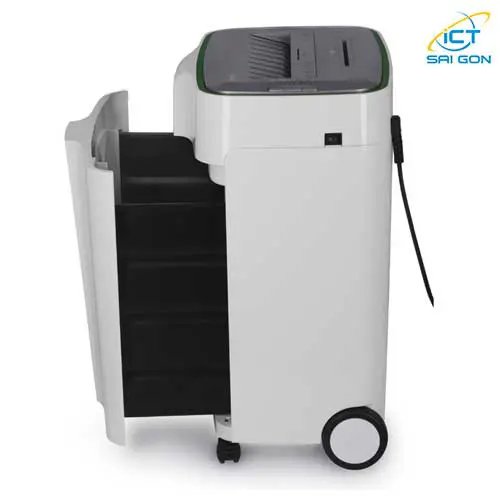 Máy huỷ giấy Magitech DM-220C, Hủy Vụn 14-16 Tờ/Lần - Khổ Giấy A4, Tốc độ hủy : 2.0m/min
