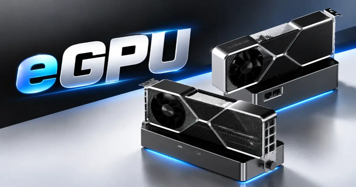 eGPU có thiết kế khá giống GPU thông thường