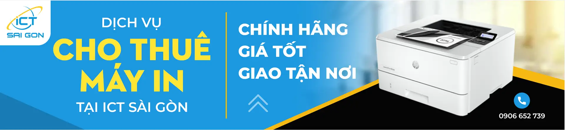 Dịch vụ cho thuê máy in tại ICT Sài Gòn, chính hãng giá tốt giao tận nơi