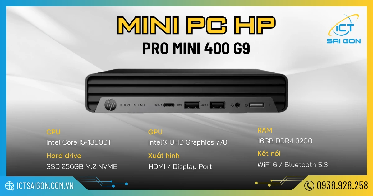 HP Pro mini 400 G9 - post 1
