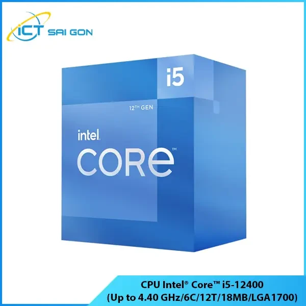 CPU Intel Core i5-12400 (6C/12T, 2.50 GHz - 4.40 GHz, 18MB) - Socket 1700 - Alder Lake