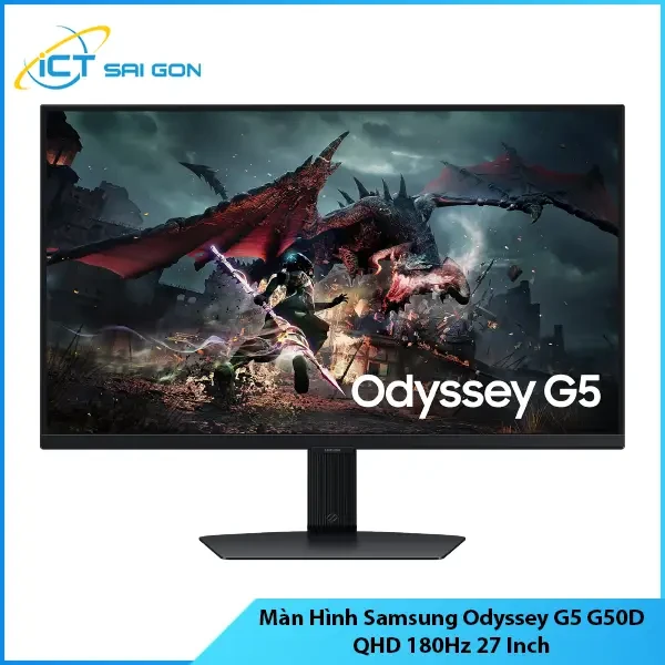 Màn hình Gaming Samsung Odyssey G5 G50D 27 inch 2K, IPS, 180Hz LS27DG502EEXXV