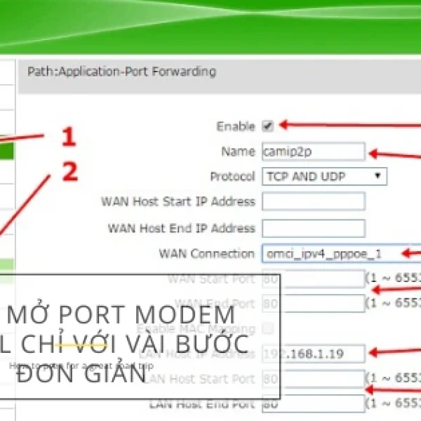 Cách mở port modem Viettel chỉ với vài bước đơn giản
