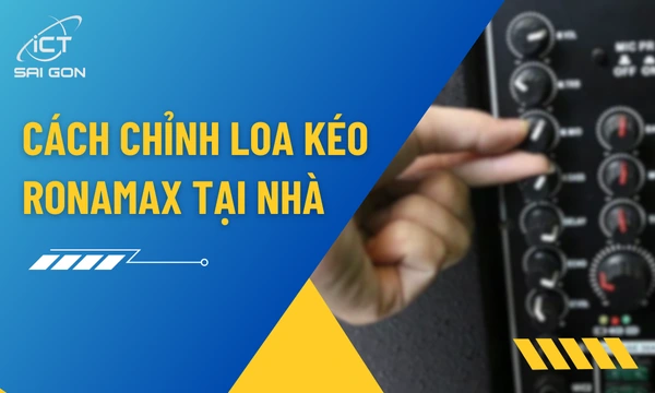 Cách Chỉnh Loa Kéo RONAMAX Hát Karaoke Đơn Giản