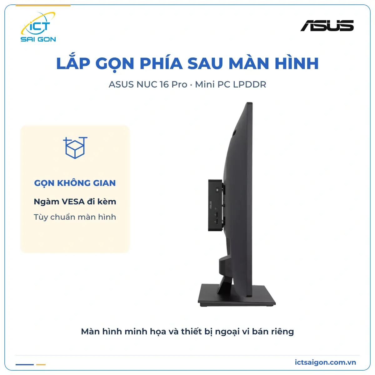 Mini PC ASUS NUC 16 Pro RNUC16GDKX76C4H2 – Core Ultra X7 358H, RAM 32GB, SSD 1TB, Windows 11 Home — ảnh 8