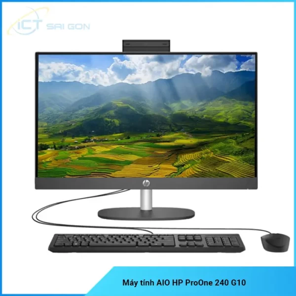 PC HP Proone AIO 240 G10 Core i7-1355U, Ram 8GB, SSD 256GB, Win 11, WiFi, LCD 23.8″ FHD, 8W8K0PA