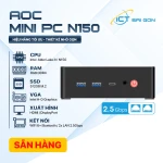 Mini PC AOC N150 Custom (8GB DDR4/ 512GB M.2 / WIFI 6+ Bluetooth/ 2 cổng LAN 2.5Gbps)