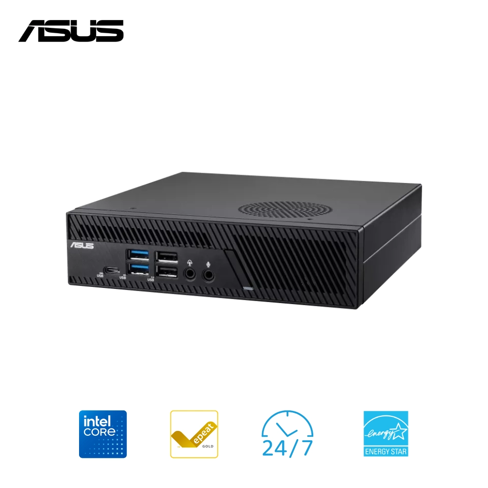 Mini PC ASUS PB63 CPU Intel I3-14100/ i5-14400 /Intel UHD/ Xuất hình 4K/ SSD NVMe/ WiFi 6E