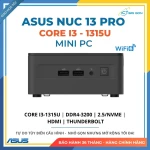 Asus NUC 13 Pro Tall RNUC13ANHI300000I | Core i3-1315U, WiFi 6E | Full VAT