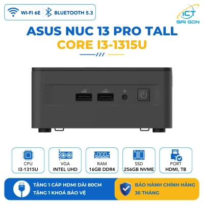 Mini PC Asus NUC 13 Pro Tall RNUC13ANHI300000I | Core i3-1315U, WiFi 6E | Full VAT