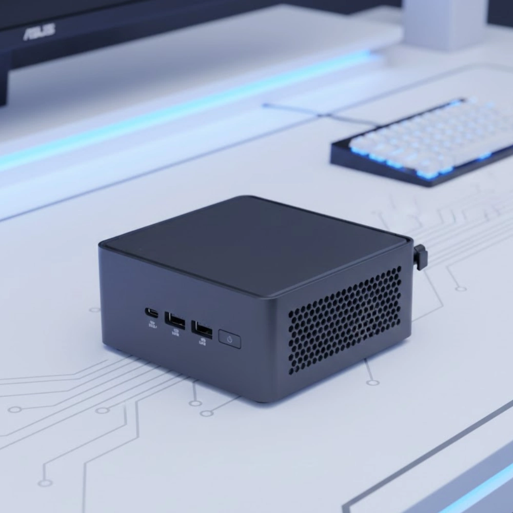 Mini PC Asus NUC 15 Pro Tall BNUC15CRHI500000 - Core 5 120U/RAM DDR5-6400/SSD NVMe/Xuất hình: HDMI/Thunderbolt