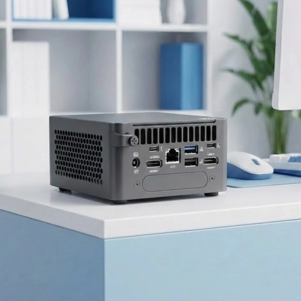 Mini PC Asus NUC 15 Pro RNUC15CRHC500000I Core5-210H/RAM DDR5-6400/SSD NVMe/Xuất hình: HDMI/Thunderbolt