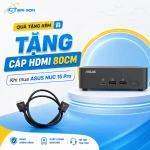 Mini PC Asus NUC 15 Pro Slim BNUC15CRLIP00000 Intel® U300/RAM DDR5 5200/SSD PCIe Gen4x4/Wi-Fi 6E, Bluetooth 5.2