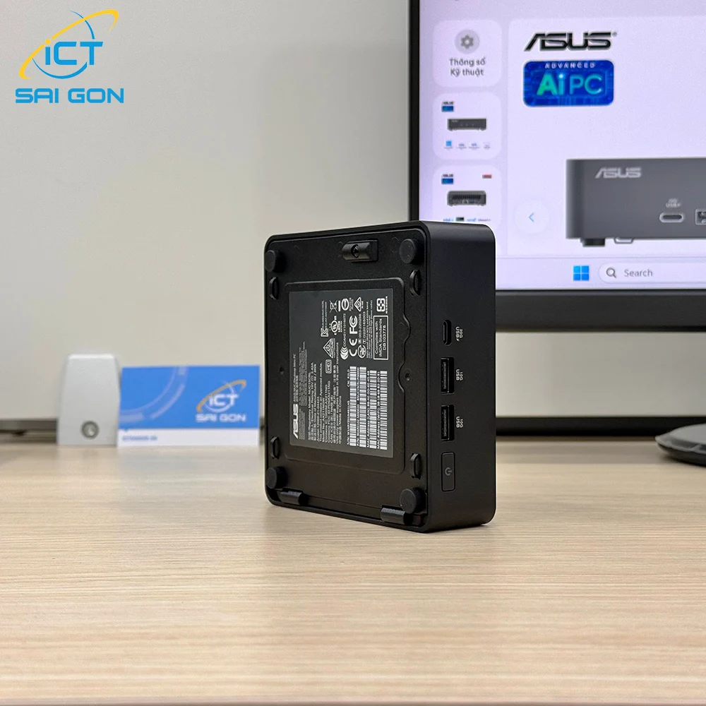 Mini PC Asus NUC 15 Pro Slim BNUC15CRLIP00000 Intel® U300/RAM DDR5 5200/SSD PCIe Gen4x4/WiFi 6, Bluetooth 5.2