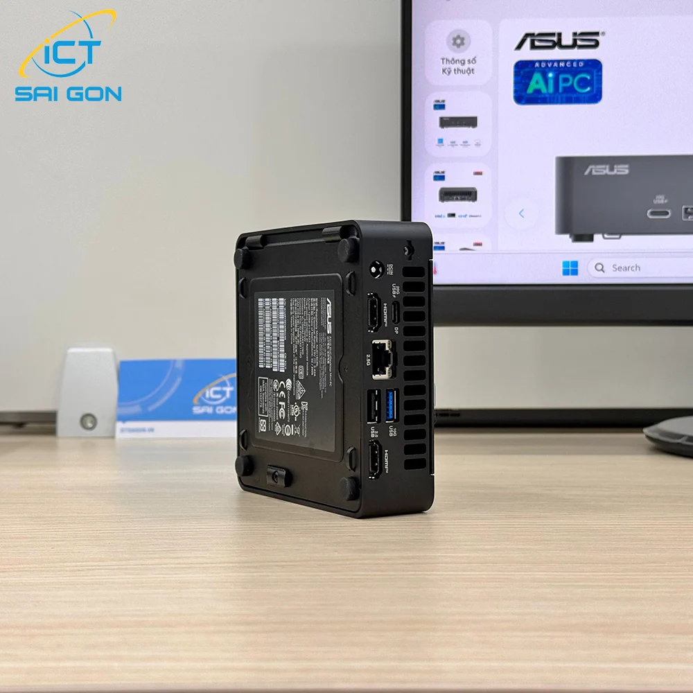 Mini PC Asus NUC 15 Pro Slim BNUC15CRLIP00000 Intel® U300/RAM DDR5 5200/SSD PCIe Gen4x4/WiFi 6, Bluetooth 5.2