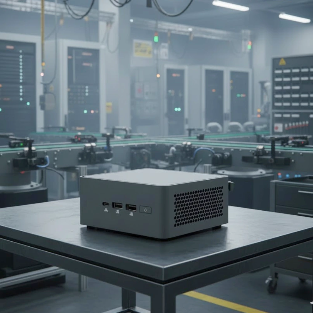 Máy Tính Công Nghiệp Asus NUC 15 Pro Tall (Dual LAN/COM) - Core 5 120U/RAM DDR5-6400/SSD NVMe/Xuất hình: HDMI/Thunderbol