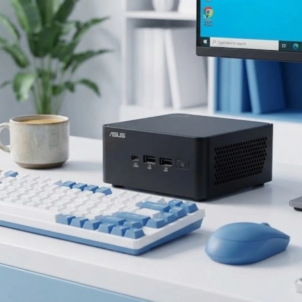 Máy Tính Công Nghiệp Asus NUC 15 Pro Tall (Dual LAN/COM) - U7 255H/SSD NVMe/WiFi 7/Kết nối 4 màn hình 4K (Barebone)