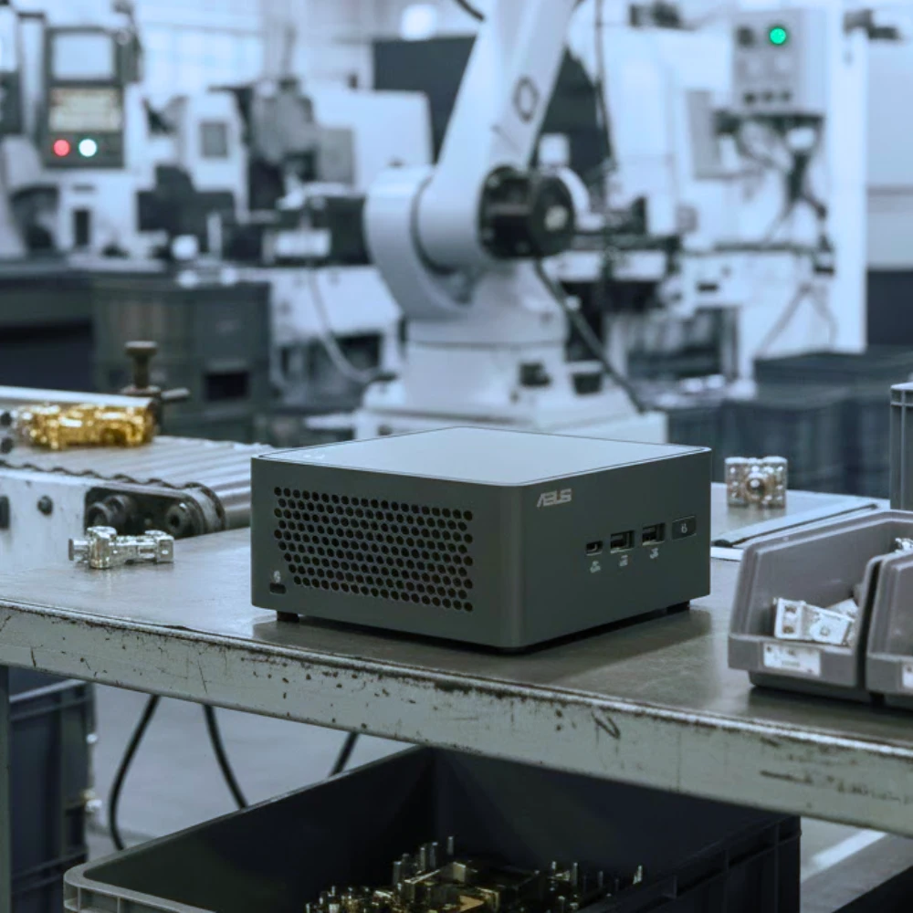 Máy Tính Công Nghiệp Asus NUC 15 Pro Tall (Dual LAN/COM) - U7 255H/SSD NVMe/WiFi 7/Kết nối 4 màn hình 4K (Barebone)