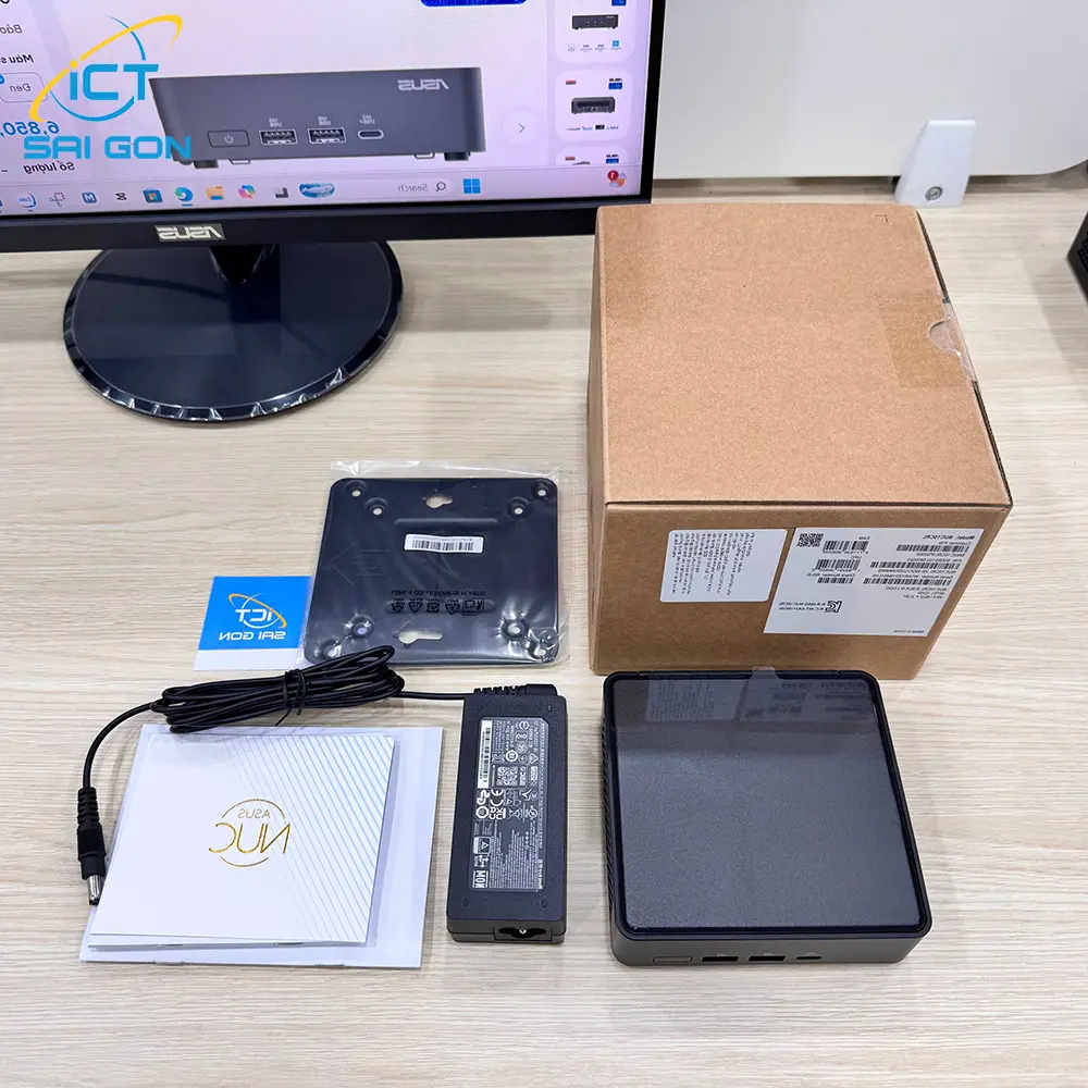 Mini PC Asus NUC 15 Pro Slim BNUC15CRLIP00000 Intel® U300/RAM DDR5 5200/SSD PCIe Gen4x4/WiFi 6, Bluetooth 5.2