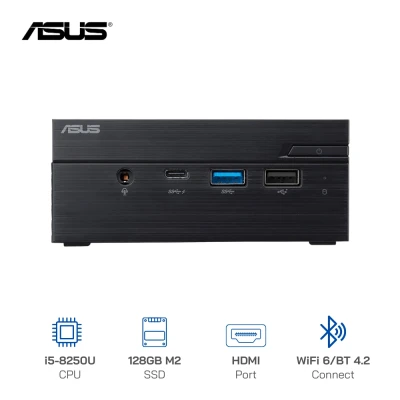Mini PC cũ Asus PN60 (Intel Core i5-8250U/ Ram 8G/ SSD 128G/ Free DOS/WiFi 802.11ac)