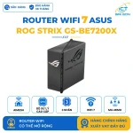 Router WiFi 7 Gaming ASUS ROG Strix GS-BE7200X Băng tần kép, 1 WAN 10G, 1 LAN 2.5G, 4 LAN 1G, AiMesh