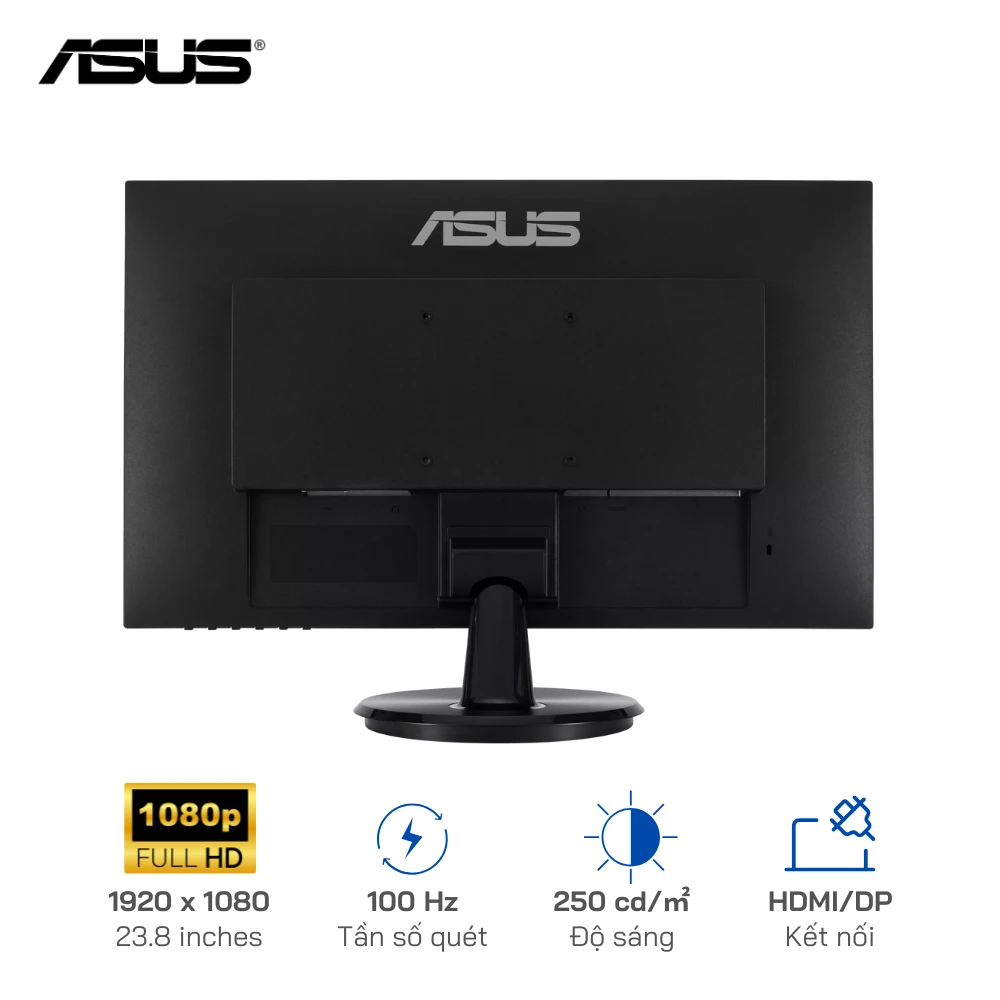 Màn hình gaming ASUS VA24DQF 23.8 inches | IPS | FHD | 100Hz | 1ms | Kết nối: HDMI/DisplayPort