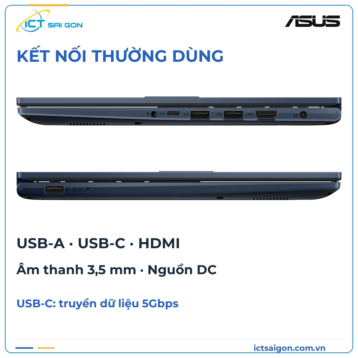 Laptop ASUS Vivobook 14 X1404VAP – Core 5 120U, 8GB, SSD 256GB, Windows 11 Home — ảnh 3