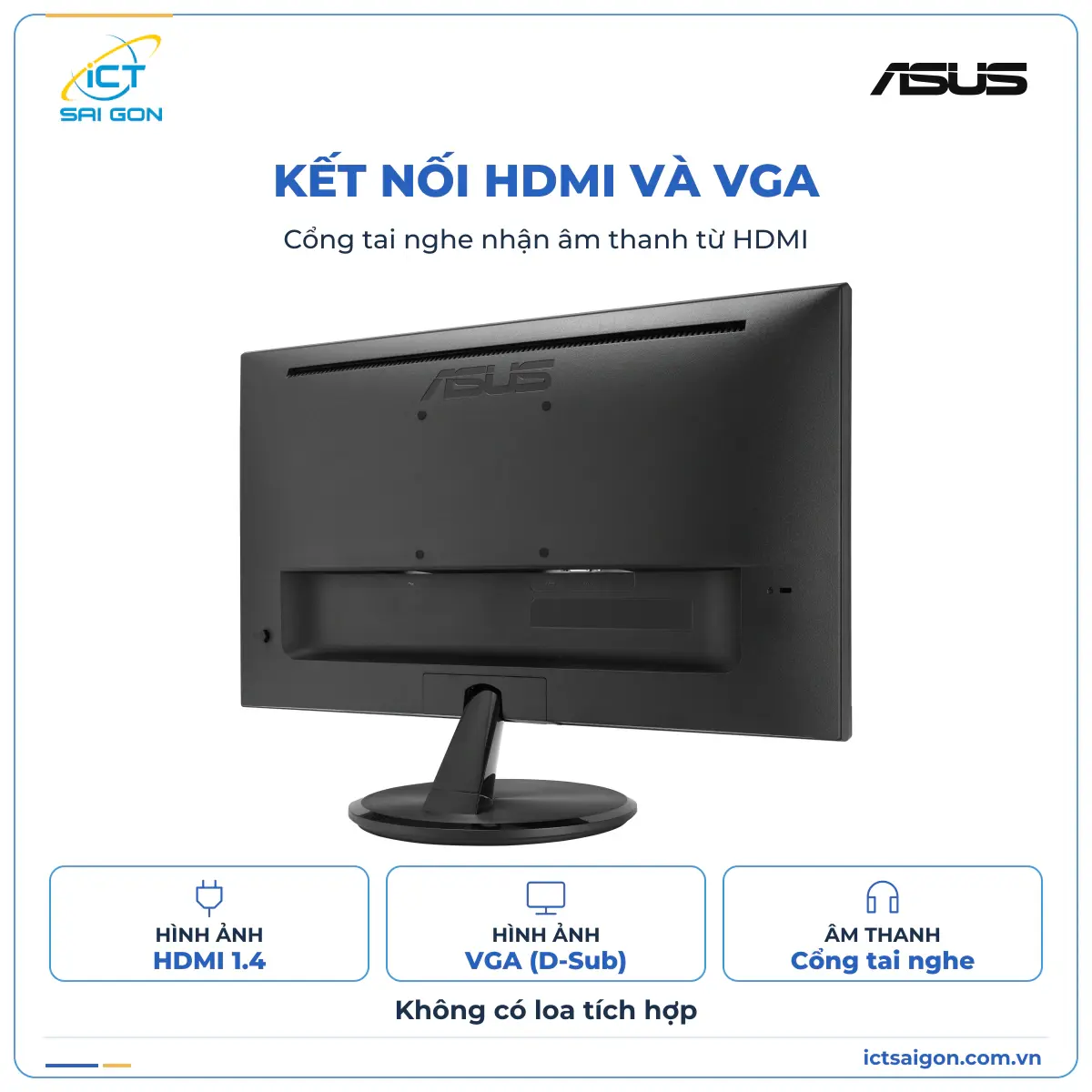 Màn hình ASUS VP229HF 21,5 inch IPS Full HD 100Hz 1ms MPRT — ảnh 3