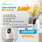 Camera IP Wifi Imou Ranger 5MP - IPC-A52P - Xoay 360° - Hỗ trợ đàm thoại 2 chiều