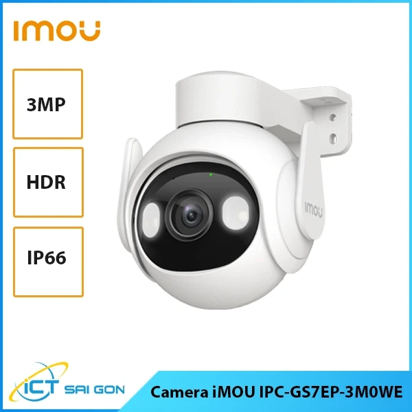 Camera Wifi Quay Quét iMOU IPC-GS7EP-3M0WE 3MP Đàm Thoại 2 Chiều, Công Nghệ AI